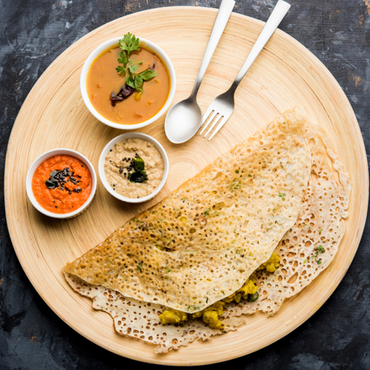 Rava Masala Dosa (Dine-in Only Minimum 20 Mins)