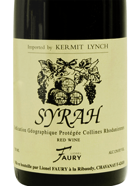 2019 Faury Collines Rhodaniennes Syrah