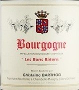 2016 Ghislaine Barthod Bourgogne Rouge 'Les Bons Batons'