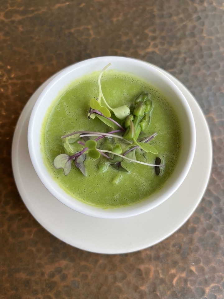 Asparagus and Everything Green soup
