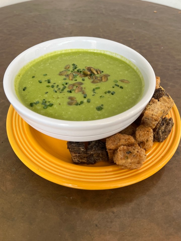 Asparagus and Everything Green soup