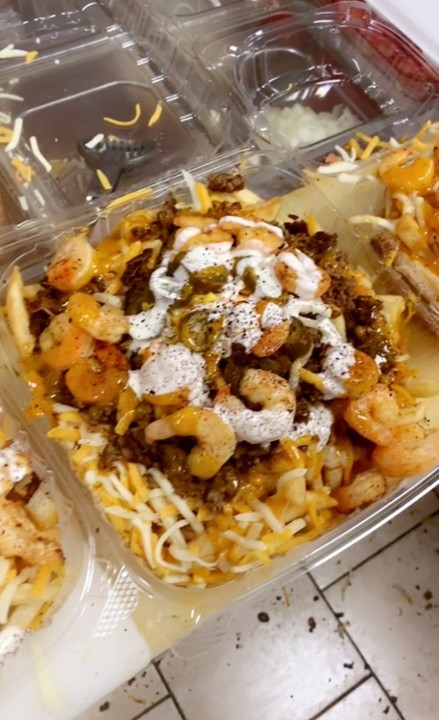 Large  All Meat loaded fries
