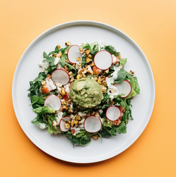 Charred Corn + Guacamole Salad (GF)