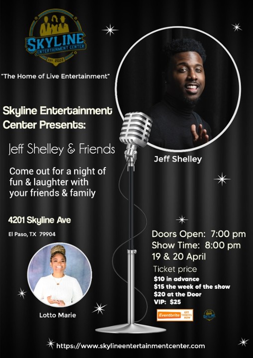 SEC Presents: Jeff Shelley & Friends (VIP) -- 19 April Ticket