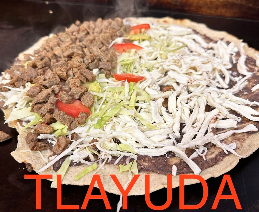 Tlayuda Campechana/Steak & Chorizo