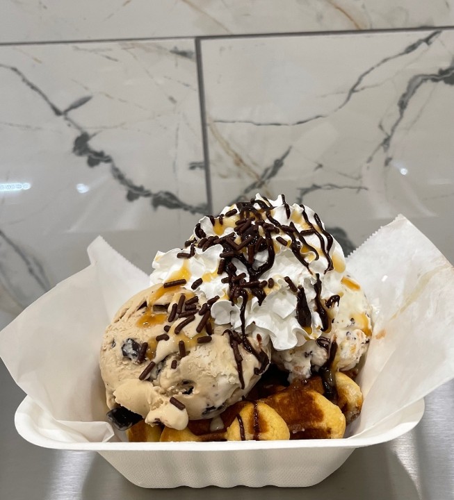 Waffel Sundae