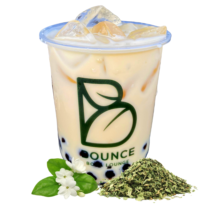 Iced Jasmine Green Milk Tea