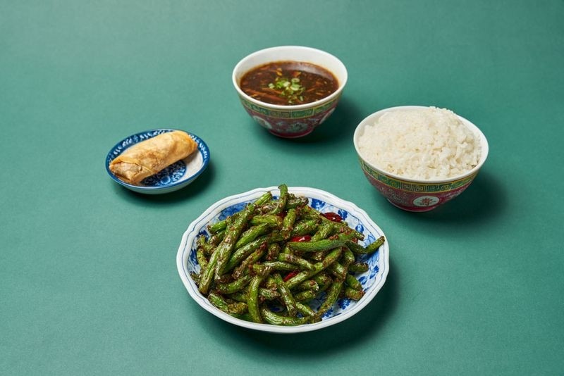 午餐干煸四季豆 String Bean with Minced Pork