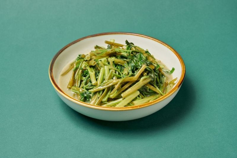 腐乳空心菜 Water Spinach with Fermented Bean Curd (GF, V)
