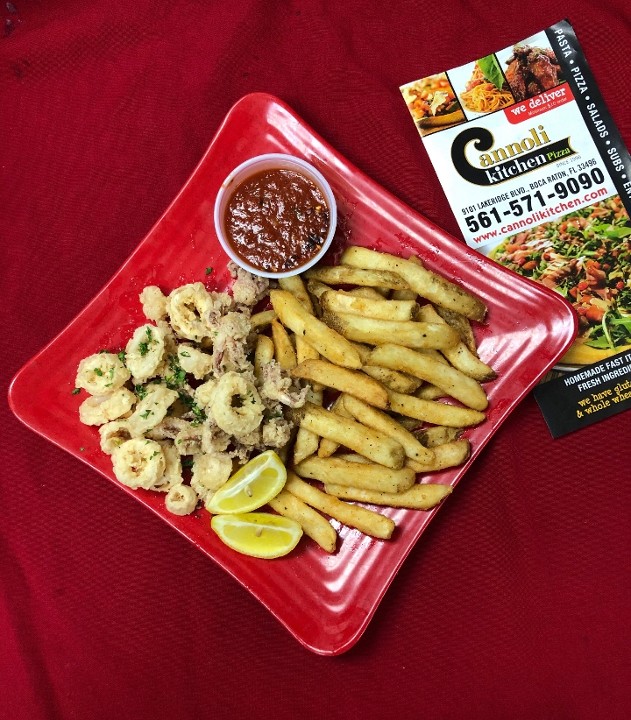 #10 Calamari with Fries