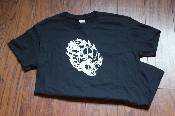 Black Alien Head T Shirt