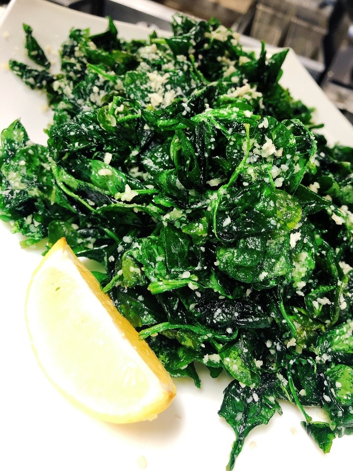 Full Flash Fried Spinach