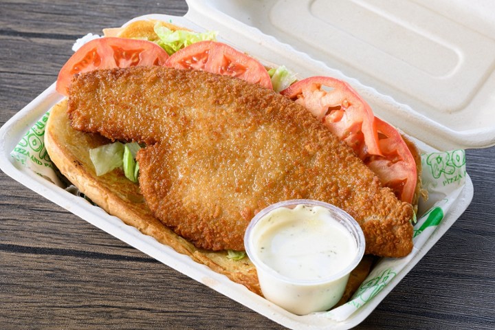Fried Flounder Sandwich