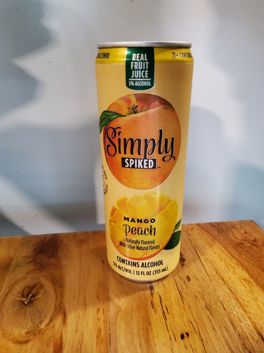 Simply spiked peach mango