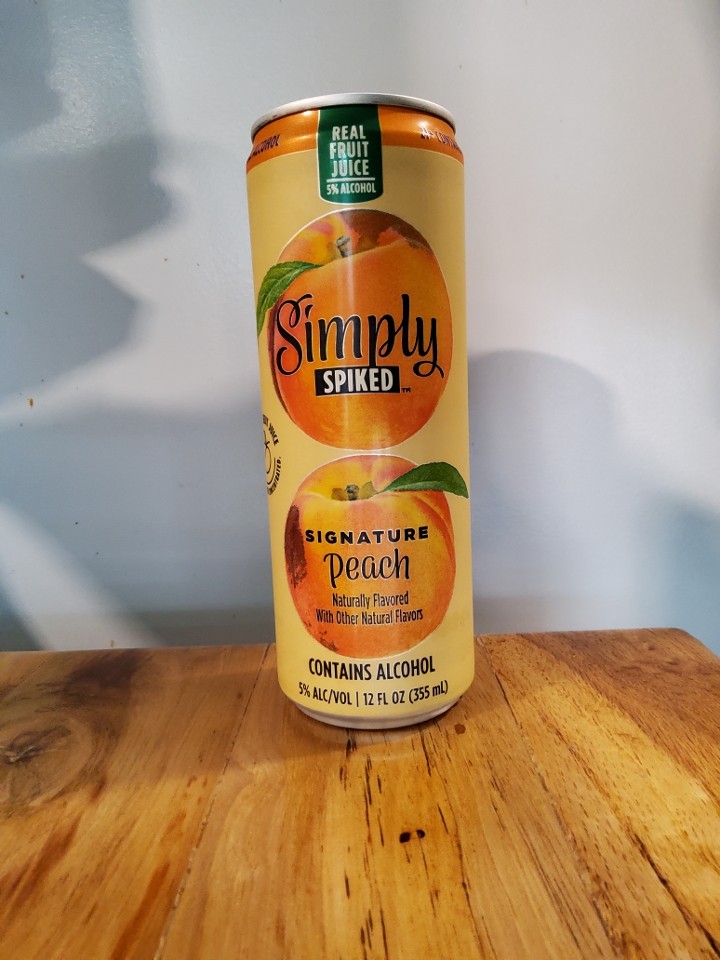 Simply spiked peach