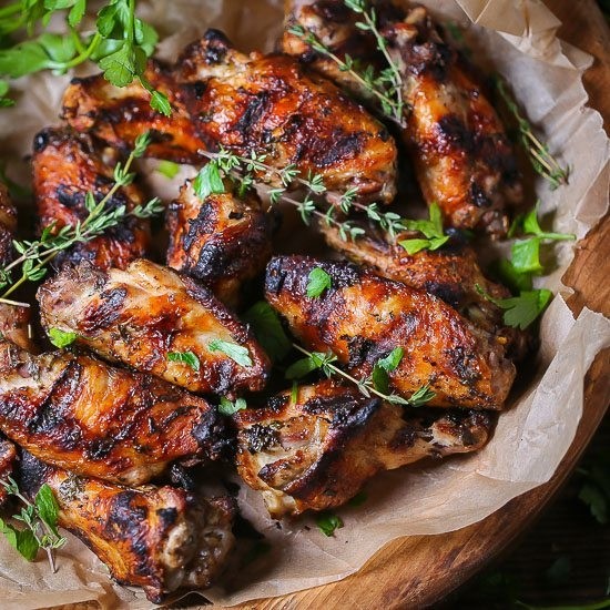 105 - GRILLED JUMBO CHICKEN WINGS (10pcs)