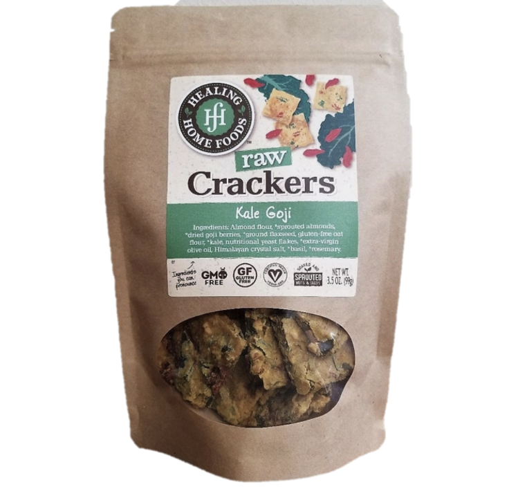 Kale Goji Raw Crackers