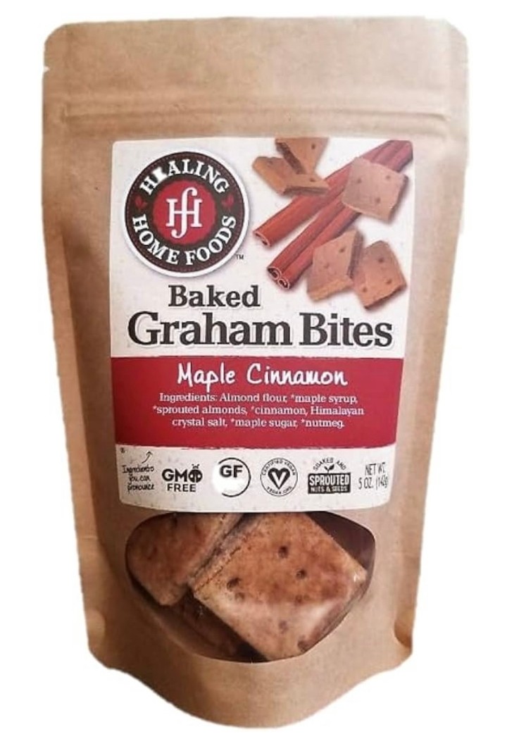 Maple Cinnamon Baked Graham Bites