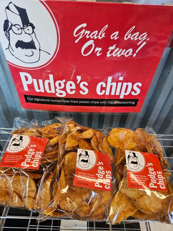 Small Pudge chip bag