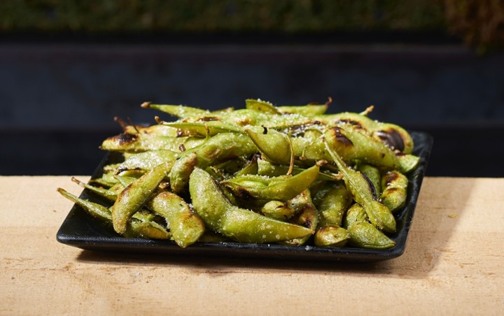 Grilled Edamame