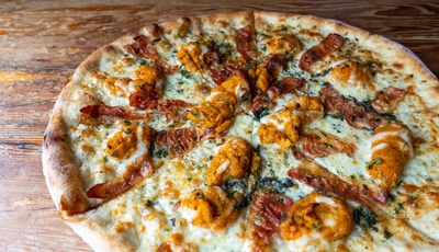 Large Roasted Yam, Applewood Bacon & Fried Sage