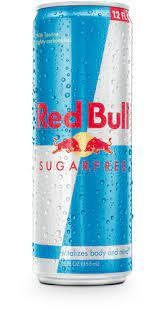 Sugar Free Red Bull 12 oz.*