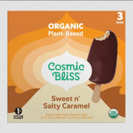 Vegan Sea Salt Caramel Chocolate Bar 3 ct. (Cosmic Bliss)