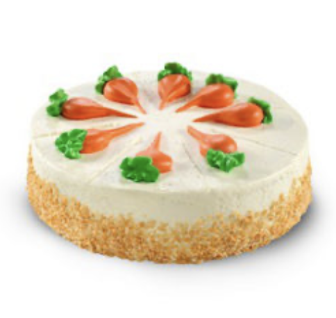 Carrot Cream Cake Slice