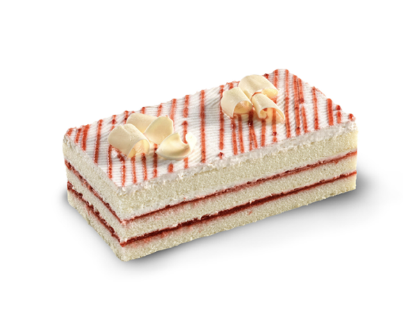 Strawberry Masc Cake Slice