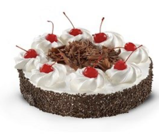 Black Forest Cream Cake Slice