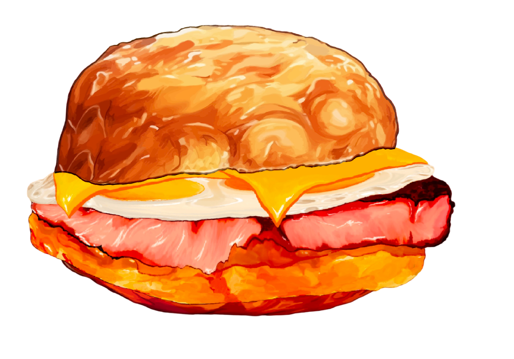 Gangnam Market Food Court Matt Bakes Egg Drop Sandwich