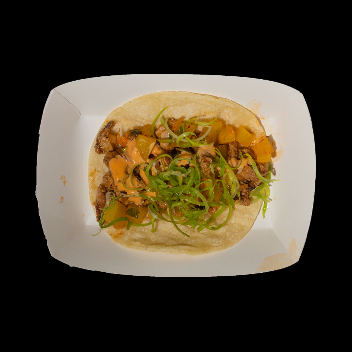 Gangnam Taco***** 1001 West Chicago Avenue Spicy Pork 3 Tacos