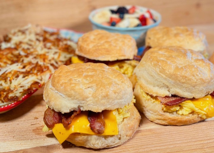Breakfast in a Biscuit Pack (Available until 11 a.m. only)