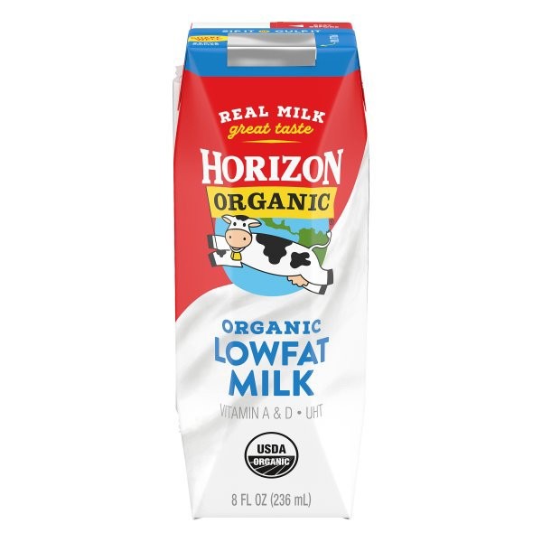 Horizon Organic Lowfat Milk Box