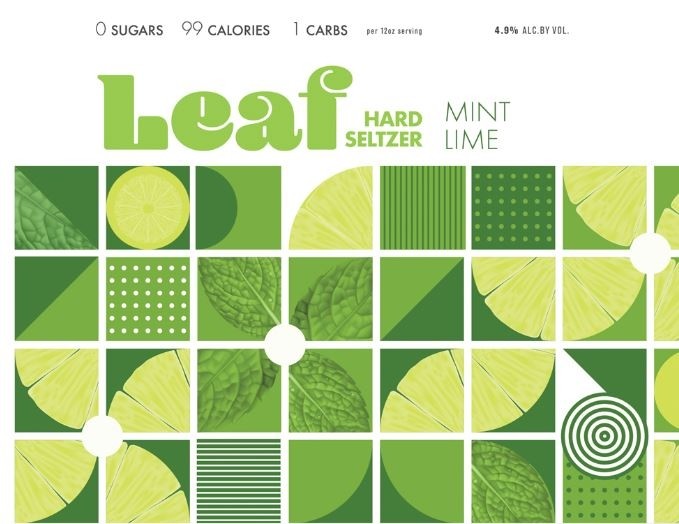 Leaf: Mint Lime (Hard Seltzer) 16oz Can