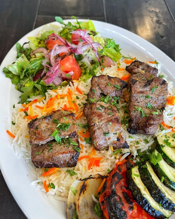 Filet Mignon Kabob Plate