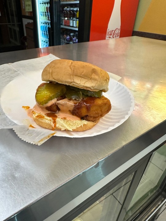 Nashville’s Hot Chicken Coleslaw Sandwich w/ Fries