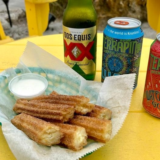 Bavarian Cream Filled Churros