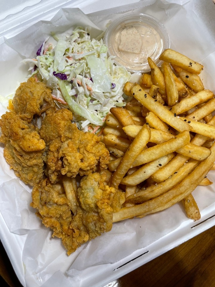 FRIED OYSTERS AND FRIES