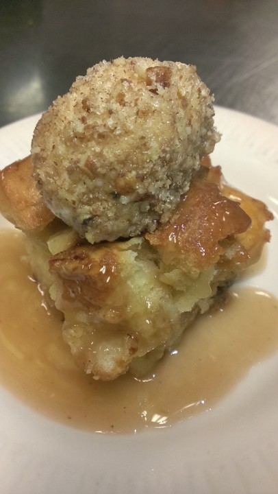 Apple Caraway Bread Pudding