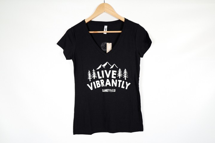 Women's Live Vibrantly V-Neck T-Shirt