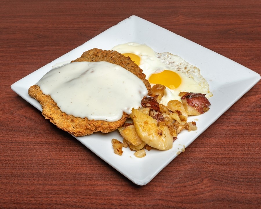 Country Fried Steak & Eggs