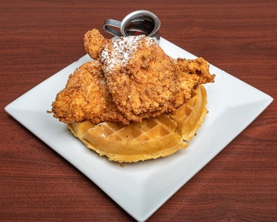 Belgian Waffle With Fried Chicken