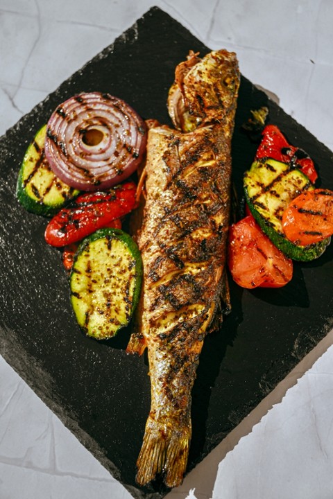 Grilled Whole Branzino