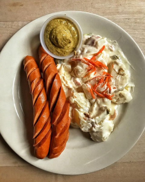 Würstchen with Potato Salad