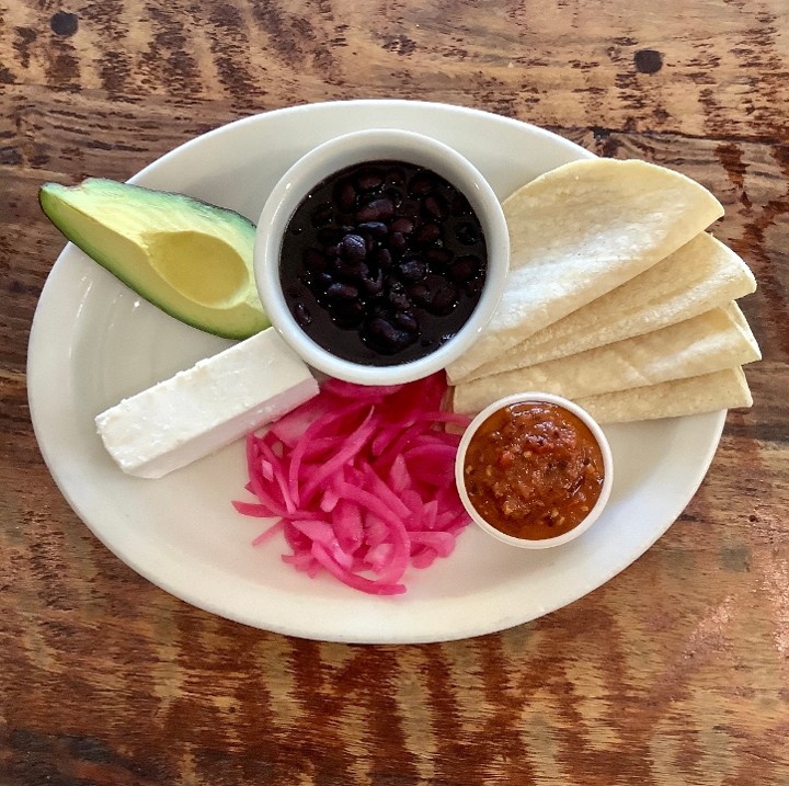 Vegetarian Taco Plate