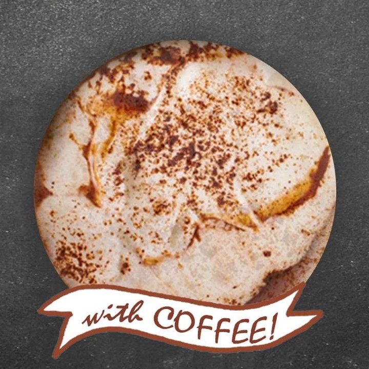 Hot Tiramisu latte (includes cream top)