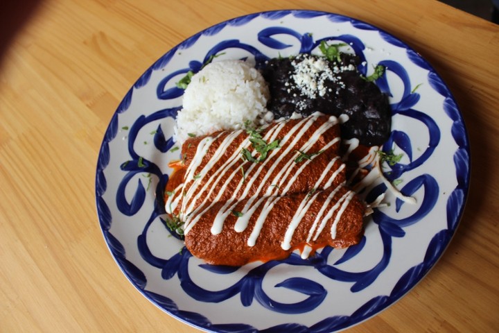 BRISKET ENCHILADAS