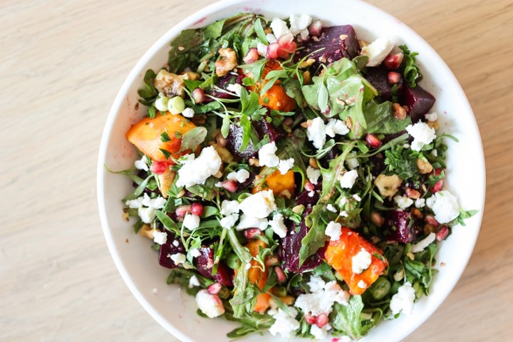 Roasted Red Beet & Arugula Salad