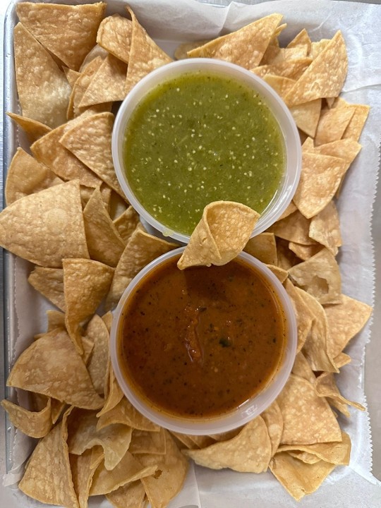 To Go, Large Mild Salsa and Chips